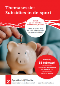 Themasessie: Subsidies in de sport 1